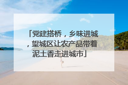 党建搭桥，乡味进城，望城区让农产品带着泥土香走进城市